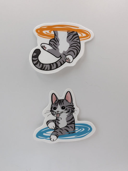 Portal Cat Stickers