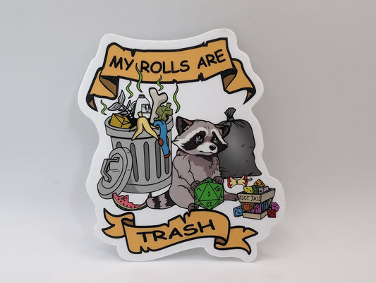 Trash Rolls Sticker