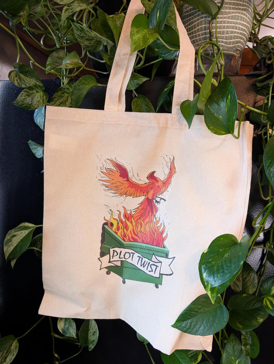 Plot Twist Tote Bag