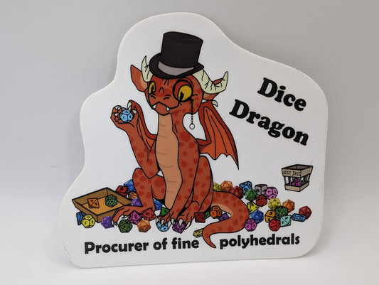 Dice Dragon Sticker