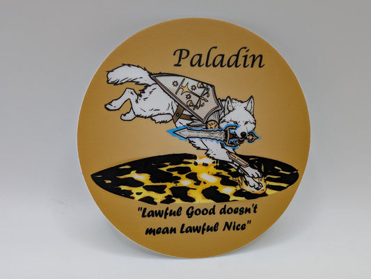 DnD - Paladin Sticker