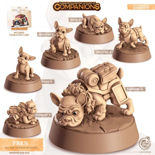 French Bulldog - Multiple Poses with or without Gear
