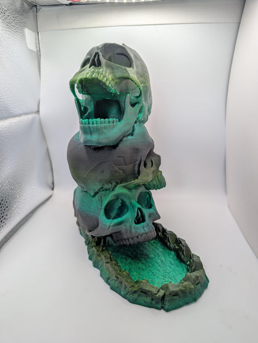 Skull Stack Dice Tower